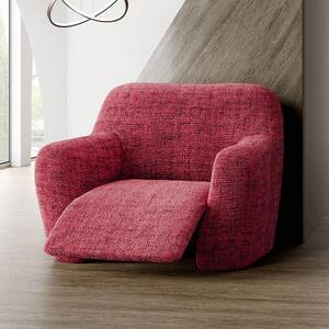 Bi-elastyczne pokrowce VITTORIA bordowe fotel relaks (sz. 70 - 90 cm)