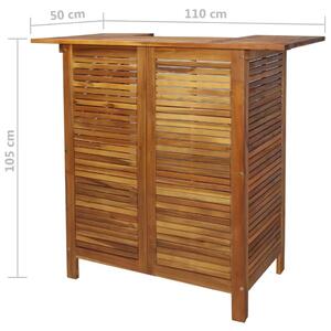 Drewniany barowy stolik ogrodowy - Doen
