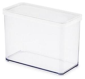 Kwadratowy plastikowy pojemnik na żywność LOFT biały 2,1 l