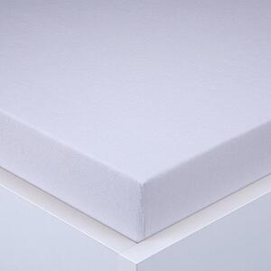 Elastyczne frotte prześcieradło EXCLUSIVE białe 90 x 200 cm