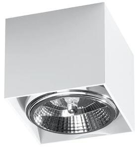 Biały kwadratowy plafon LED - EX656-Blaki