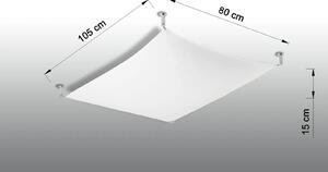 Minimalistyczny designerski plafon 105x80 cm - EX657-Luni