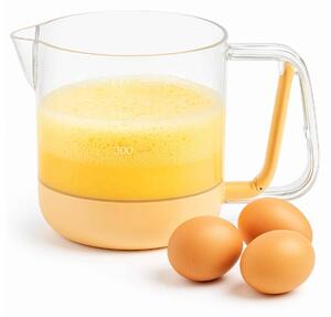 Mieszadło Do Jajek 700ML - Ręczny Mikser Kubek Z Miarką Do Ciasta I Omletów