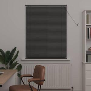 Żaluzja wenecka pvc srebrnoszara 150 x 100 cm z drążkiem obrotowym i klipsem bezpieczeństwa