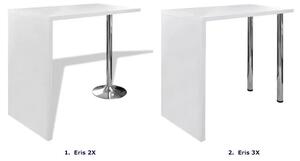 Biały stolik na 1 nodze – Eris 2X