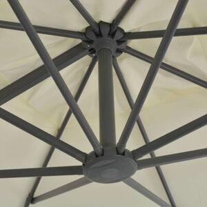 Parasol ogrodowy cantilever z aluminiowym słupkiem 300x300 cm, piaskowy
