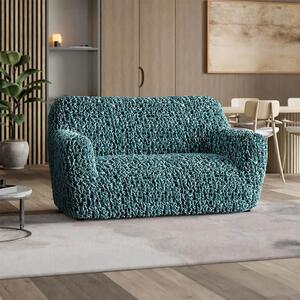Bi-elastyczne pokrowce VELVET petrol kanapa dwuosobowa (sz. 120 - 160 cm)