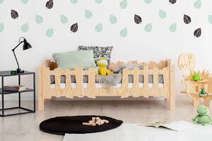 Drewniane łóżko dziecięce ze stelażem 12 rozmiarów - Tiffi 3X