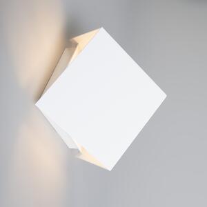 Zestaw 2 x Nowoczesny Kinkiet / Lampa scienna biały - Cube Oswietlenie wewnetrzne