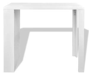 Biały stolik barowy z szafką – Vidden
