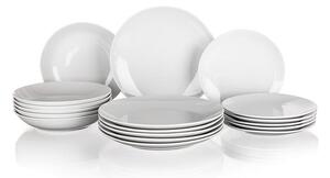 Komplet talerzy z porcelany MARION 18 szt