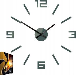 Zegar Ścienny Akrylowy Mechanizm Kwarcowy Arabic Grey Okrągły