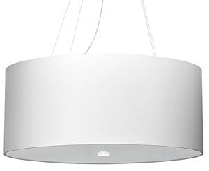 Biały okrągły minimalistyczny żyrandol 60 cm - EX690-Otti