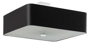 Czarny kwadratowy plafon LED - EX667-Lokki