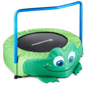 Żabka - mini trampolina dla dzieci - z rączką - 91cm - do domu i ogrodu