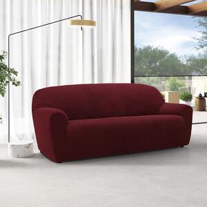 Super streczowe pokrowce HARMONIA bordo kanapa dwuosobowa (sz. 140 - 180 cm)