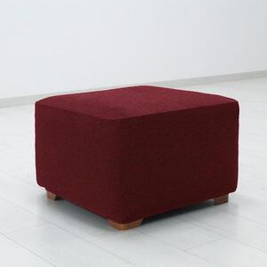 Super streczowe pokrowce HARMONIA bordo pufa (40 - 60 cm)