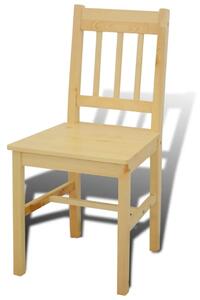 Drewniany zestaw stół i 4 krzesła – Ellen