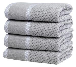 Zestaw ręczników frotte MODENA szary 50 x 100 cm 4 szt