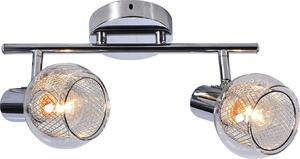 Chromowana lampa sufitowa z regulacją reflektorów - EX786-Gavo