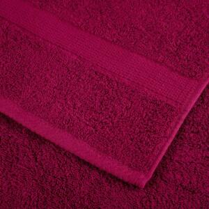 Ręczniki premium, solund 10 szt., bordowe, 100x200 cm, 600 g/m²