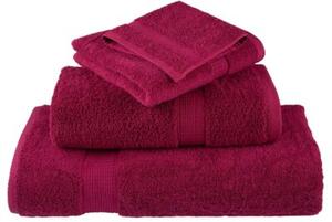 Ręczniki premium, solund 10 szt., bordowe, 100x200 cm, 600 g/m²