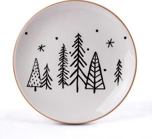 Ceramiczny talerz CHOINKI 24 cm