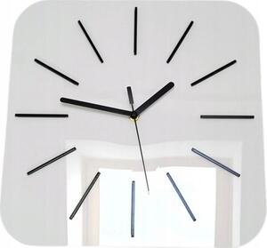 Zegar ścienny akrylowy hipnotic 30cm biały white okrągły kwarcowy