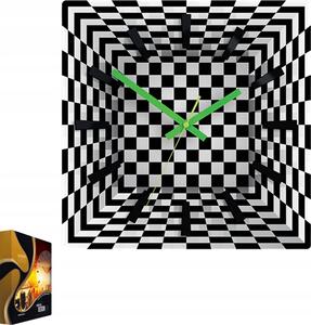 Zegar Ścienny Iluzja Złudzenie Akrylowy Illusion Okrągły Kwarcowy