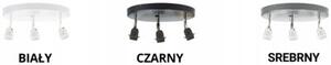 Lampa żyrandol plafon sufitowa z abażurami diament BURNE P3