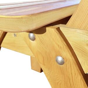 Zestaw drewnianych krzeseł ogrodowych - Darco
