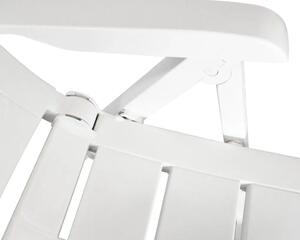 Zestaw białych krzeseł ogrodowych - Elexio 3Q