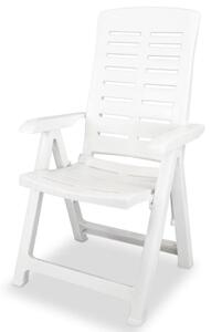 Zestaw białych krzeseł ogrodowych - Elexio 4Q