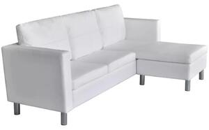 Biała elegancka sofa 3-osobowa C9-Z78