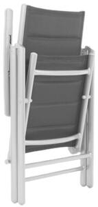 Zestaw mebli ogrodowych HOME & GARDEN Ibiza 592950 Szaro-czarny