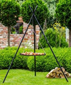 Grill COOK KING Tipi na trójnogu 210 cm - ruszt stal nierdzewna 60 cm
