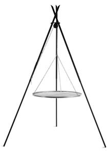 Grill COOK KING Tipi na trójnogu 210 cm - ruszt stal nierdzewna 60 cm