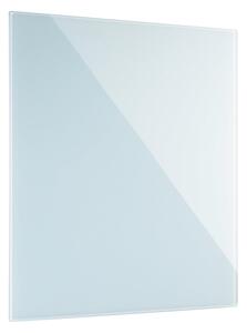Szklana tablica do pisania na ścianę, magnetyczna, 480 x 480 mm, biała