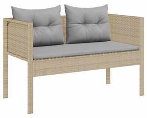 Zestaw Mebli Ogrodowych Komplet Wypoczynkowy Narożny Z Poduszkami 6-Częściowy Rattan Na Taras Balkon Ogród