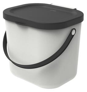 Kosz do segregacji śmieci ALBULA biały 6 l