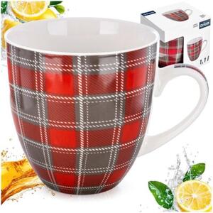 Kubek porcelanowy kratka XXL 1 l