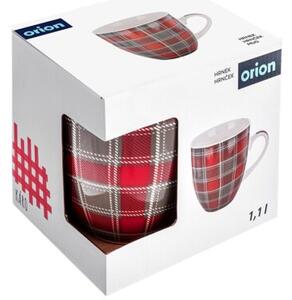 Kubek porcelanowy kratka XXL 1 l