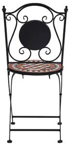 Zestaw mozaikowych krzeseł ogrodowych - Thea