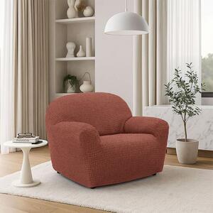 Super streczowe pokrowce RUBINIA ceglaste fotel (sz. 70 - 110 cm)