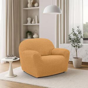 Super streczowe pokrowce RUBINIA złote fotel (sz. 70 - 110 cm)