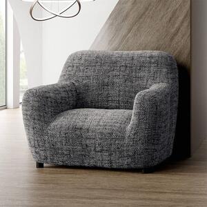Bi-elastyczne pokrowce VITTORIA szare fotel (sz. 60 - 110 cm)