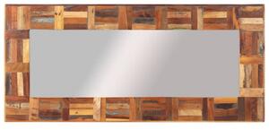 Lustro ścienne w ramie z drewna odzyskanego, 50x110 cm