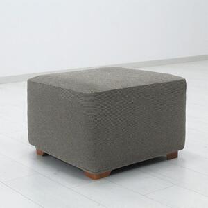 Super streczowe pokrowce HARMONIA szare pufa (40 - 60 cm)