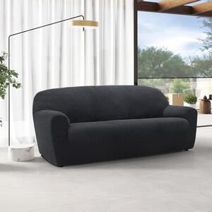 Super streczowe pokrowce HARMONIA antracyt kanapa dwuosobowa (sz. 140 - 180 cm)