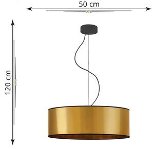 Złoty okrągły żyrandol nad stół 50 cm - EX855-Hajfun